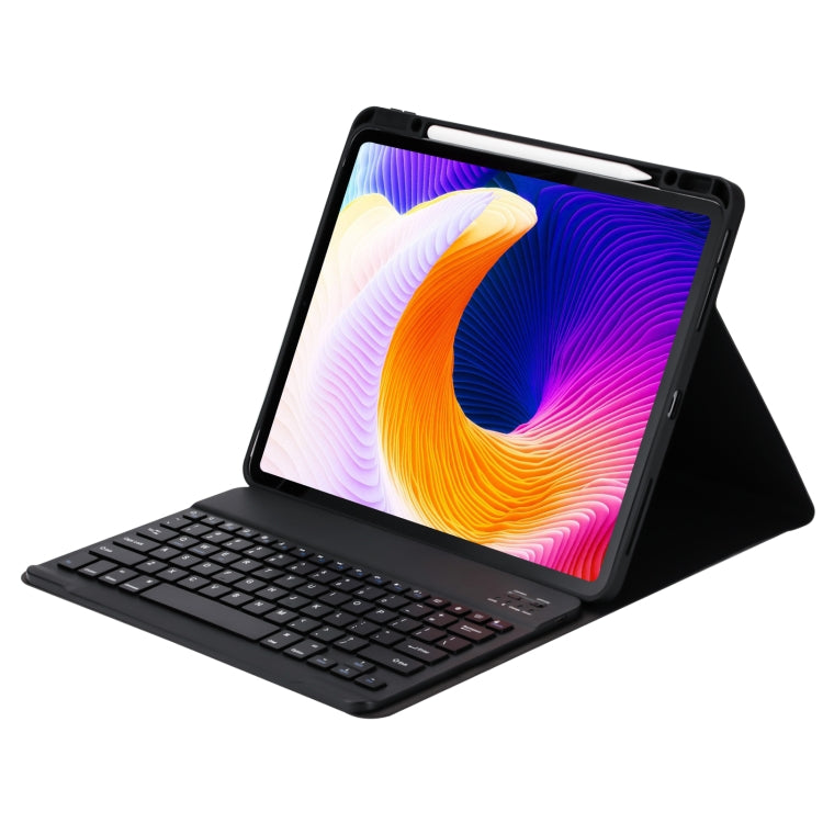 HK132 Detachable Plastic Bluetooth Keyboard Tablet Case with Holder & Pen Slot For iPad Pro 12.9 inch 2021 / 2020 / 2018(Black) - For iPad Pro by PMC TechLife | Online Shopping South Africa | PMC TechLife | Buy Now Pay Later Mobicred