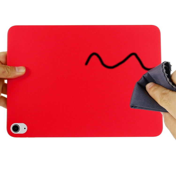 Solid Color Liquid Silicone Shockpoof Tablet Case For iPad Air 11 2024 / Air 2022 / 2020 10.9(Red) - iPad Air (2022) / (2020) 10.9 Cases by PMC TechLife | Online Shopping South Africa | PMC TechLife | Buy Now Pay Later Mobicred