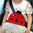 Car Child Seat Belt Adjusting and Fixing Device Buttons Seat Belt Anti-strangulation Shoulder Cover, Style:Flannel Fabric Ladybug - Seat Belts & Padding by PMC TechLife | Online Shopping South Africa | PMC TechLife | Buy Now Pay Later Mobicred