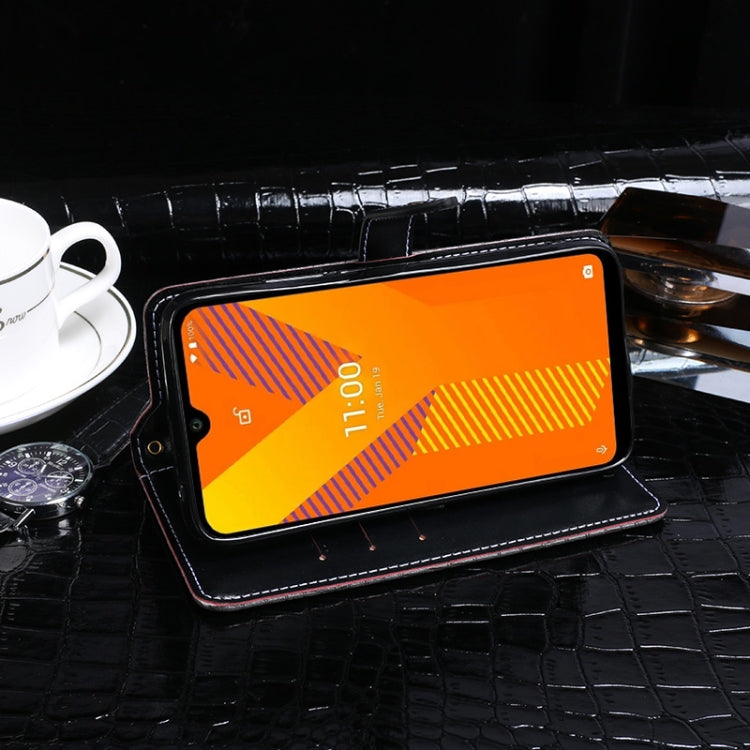 For Wiko Y62 idewei Crocodile Texture Horizontal Flip Leather Case with Holder & Card Slots & Wallet(Dark Blue) - More Brand by idewei | Online Shopping South Africa | PMC Jewellery | Buy Now Pay Later Mobicred