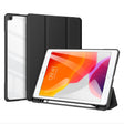 For iPad 10.2 2021 / 2020 / 2019 DUX DUCIS TOBY Series Shockproof PU Leather + PC + TPU Horizontal Flip Case with Holder & Pen Slot & Sleep / Wake-up Function(Black) - iPad 10.2 Cases by DUX DUCIS | Online Shopping South Africa | PMC TechLife | Buy Now Pay Later Mobicred