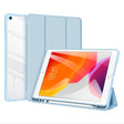 For iPad 10.2 2021 / 2020 / 2019 DUX DUCIS TOBY Series Shockproof PU Leather + PC + TPU Horizontal Flip Case with Holder & Pen Slot & Sleep / Wake-up Function(Blue) - iPad 10.2 Cases by DUX DUCIS | Online Shopping South Africa | PMC TechLife | Buy Now Pay Later Mobicred