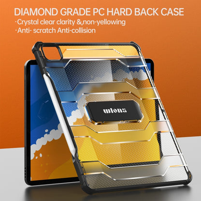 For iPad Pro 11 2022 / 2021 / 2020 / 2018 / Air 2020 10.9 wlons Explorer Series PC + TPU Tablet Case with Folding Holder(Matte Transparent) - free shipping - PMC Jewellery - Order now!