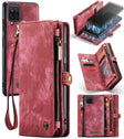 For Samsung Galaxy A12 CaseMe Detachable Multifunctional Horizontal Flip Leather Case, with Card Slot & Holder & Zipper Wallet & Photo Frame(Red) - free shipping - PMC Jewellery - Order now!
