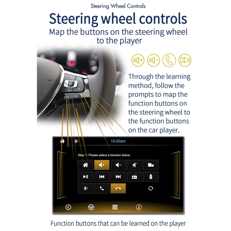 T100C 7 inch Manually Retractable Screen Car MP5 Player Radio, Support Mirror Link & FM & TF Card & USB & Bluetooth Hand-free Calling & Reversing Trajectory System & CayPlay Connection - Car MP3 & MP4 & MP5 by PMC TechLife | Online Shopping South Africa | PMC TechLife | Buy Now Pay Later Mobicred