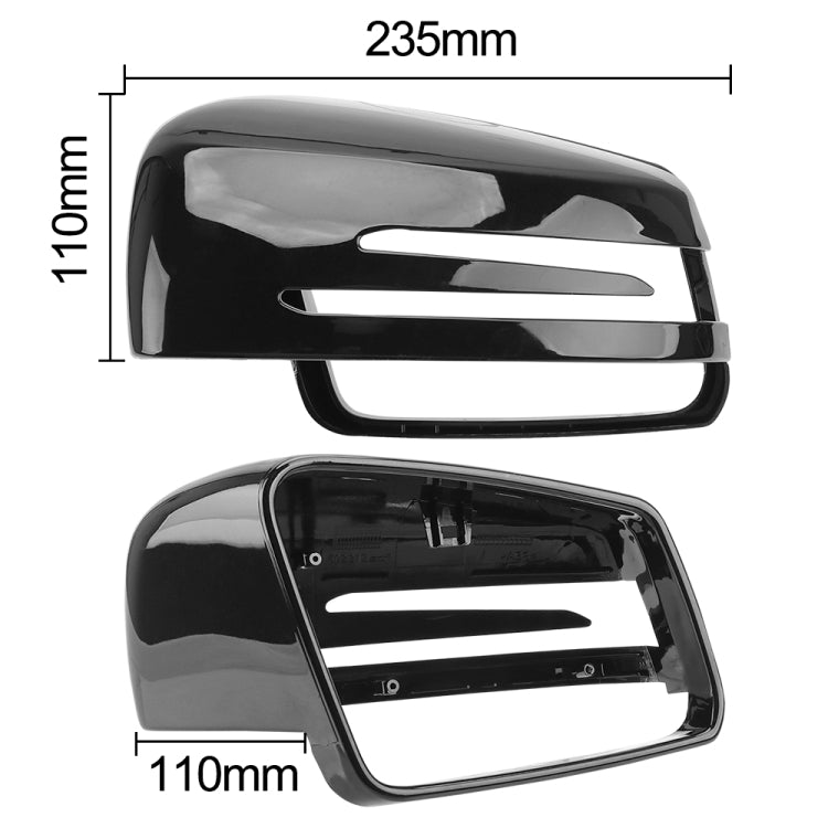 Car Reversing Rearview Mirror Housing for Mercedes-Benz W204 / W212, Style:Right Side(Bright Black) - Convex Mirror & Accessories by PMC TechLife | Online Shopping South Africa | PMC TechLife | Buy Now Pay Later Mobicred