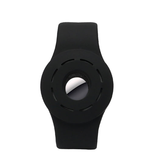 Anti-scratch Shockproof Silicone Bracelet Strap Protective Cover Case For AirTag(Black) - Other by PMC Jewellery | Online Shopping South Africa | PMC Jewellery | Buy Now Pay Later Mobicred