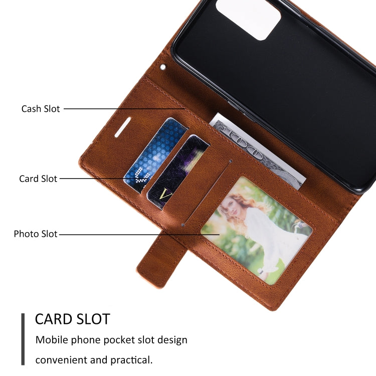 For OPPO Realme 8 4G Skin Feel Splicing Horizontal Flip Leather Case with Holder & Card Slots & Wallet & Photo Frame(Brown) - Realme Cases by PMC TechLife | Online Shopping South Africa | PMC TechLife | Buy Now Pay Later Mobicred