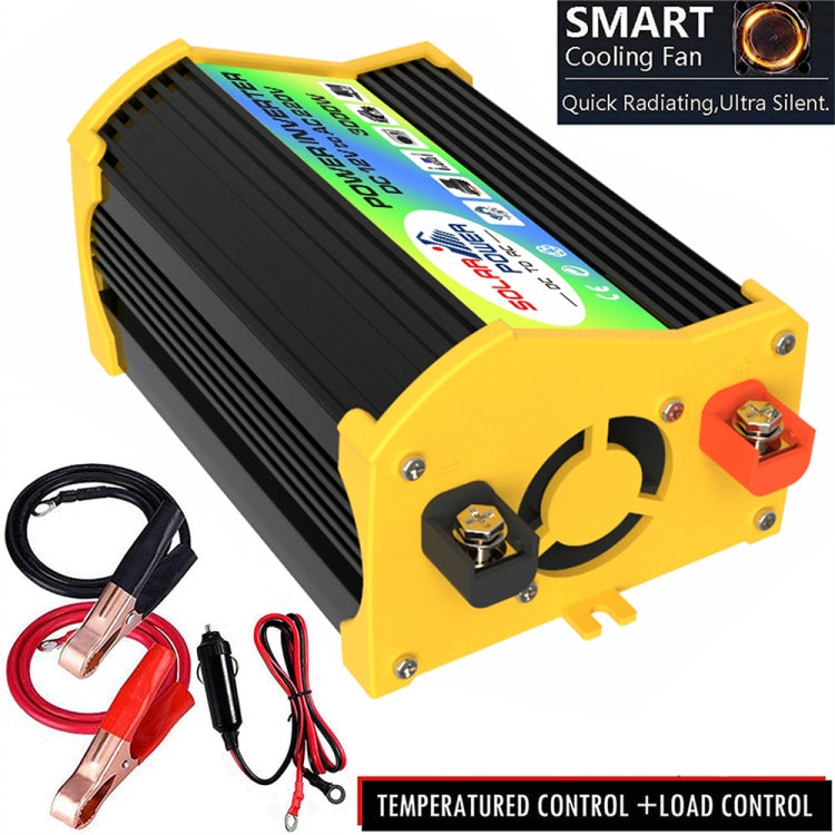 Legend I Generation DC12V to AC110V 3000W Modified Square Wave Car Power Inverter(Black) - Modified Square Wave by PMC TechLife | Online Shopping South Africa | PMC TechLife | Buy Now Pay Later Mobicred