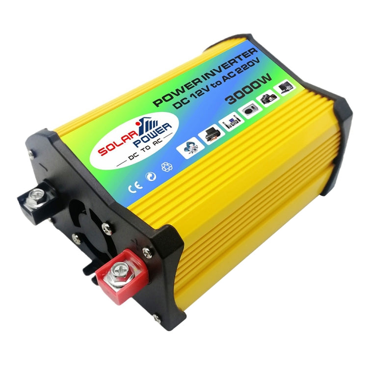 Legend I Generation DC12V to AC110V 3000W Modified Square Wave Car Power Inverter(Yellow) - Modified Square Wave by PMC TechLife | Online Shopping South Africa | PMC TechLife | Buy Now Pay Later Mobicred