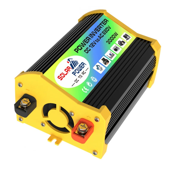 Legend I Generation DC12V to AC220V 3000W Modified Square Wave Car Power Inverter(Black)