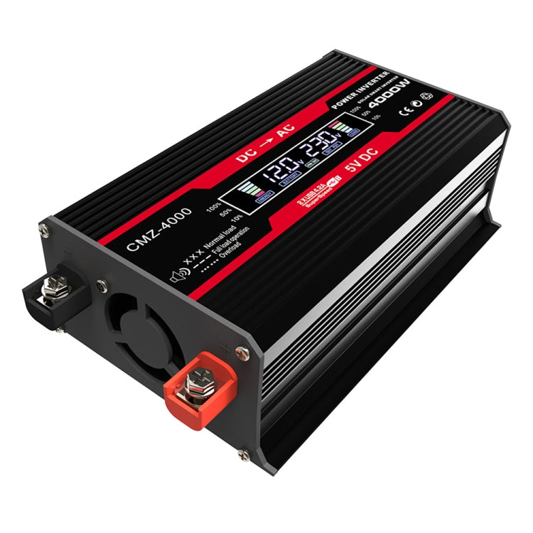 Zhizun Modified Sinewave 12V to 110V 4000W Car Power Inverter(Black) - Modified Square Wave by PMC TechLife | Online Shopping South Africa | PMC TechLife | Buy Now Pay Later Mobicred