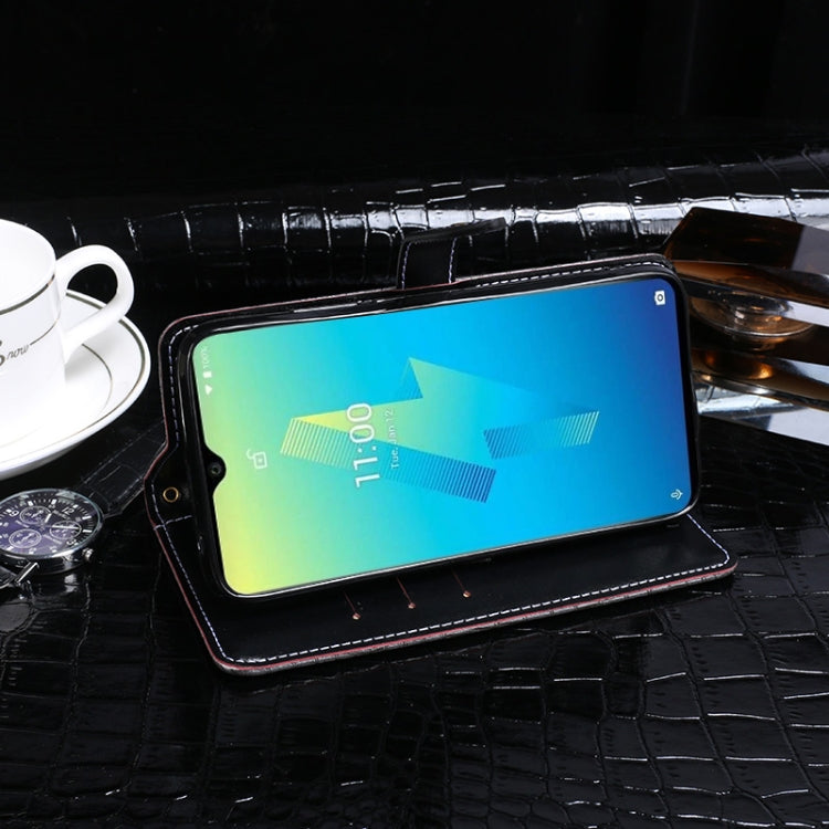 For Wiko Power U10 idewei Crocodile Texture Horizontal Flip Leather Case with Holder & Card Slots & Wallet(Dark Blue) - More Brand by idewei | Online Shopping South Africa | PMC Jewellery | Buy Now Pay Later Mobicred