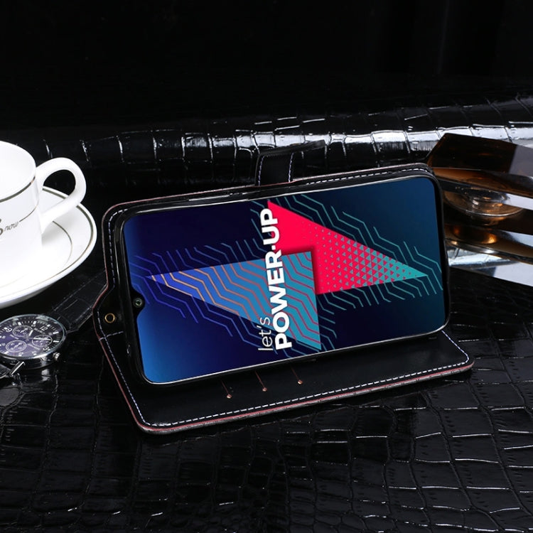 For Wiko Power U30 idewei Crocodile Texture Horizontal Flip Leather Case with Holder & Card Slots & Wallet(Black) - More Brand by idewei | Online Shopping South Africa | PMC Jewellery | Buy Now Pay Later Mobicred