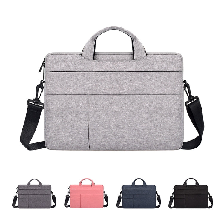 ND05SDJ Oxford Cloth + Nylon Laptop Portable Shoulder Bag, Size:15.6 inch(Black)