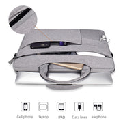 ND05SDJ Oxford Cloth + Nylon Laptop Portable Shoulder Bag, Size:15.6 inch(Navy Blue)