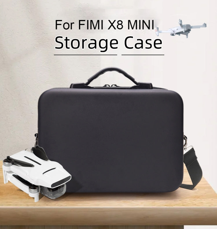 Portable Single Shoulder Storage Travel Carrying Cover Case Box with Baffle Separator for FIMI X8 mini(Black + Black Liner) -  by PMC TechLife | Online Shopping South Africa | PMC TechLife | Buy Now Pay Later Mobicred