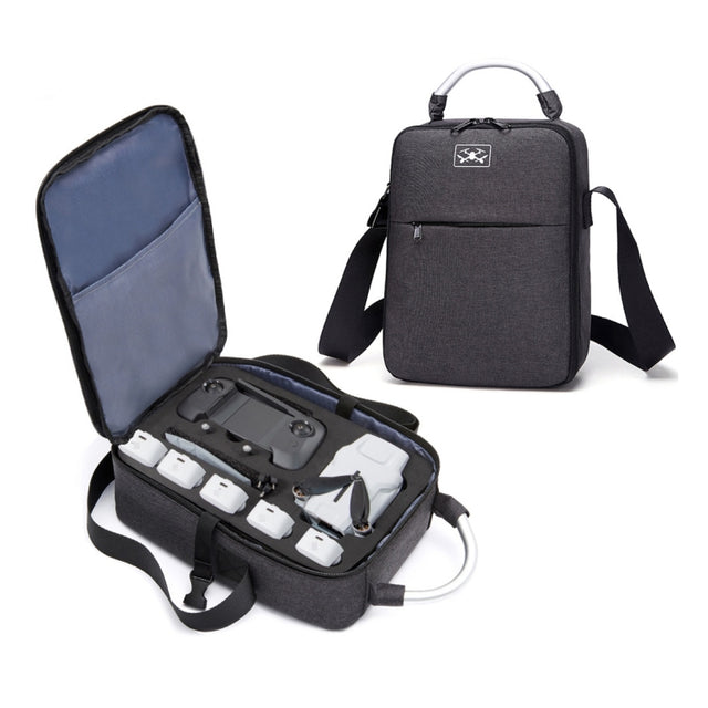Shockproof Water-resistant Single Shoulder Storage Bag Travel Carrying Cover Case Box for FIMI X8 mini(Black + Black Liner)