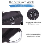 Shockproof Water-resistant Single Shoulder Storage Bag Travel Carrying Cover Case Box for FIMI X8 mini(Black + Red Liner)