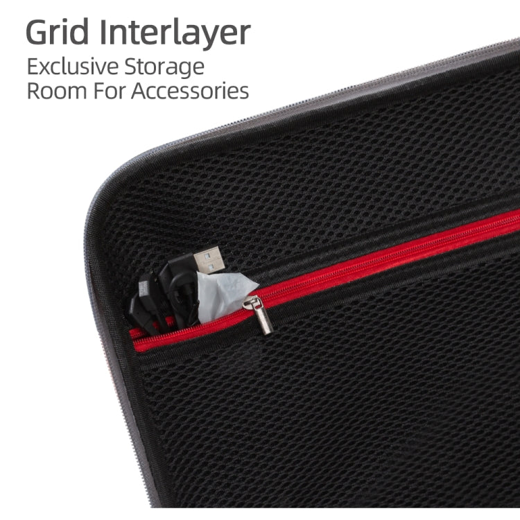 Single Shoulder Storage Bag Shockproof Waterproof Travel Carrying Cover Hard Case for FIMI X8 Mini(Black + Red Liner) -  by PMC TechLife | Online Shopping South Africa | PMC TechLife | Buy Now Pay Later Mobicred