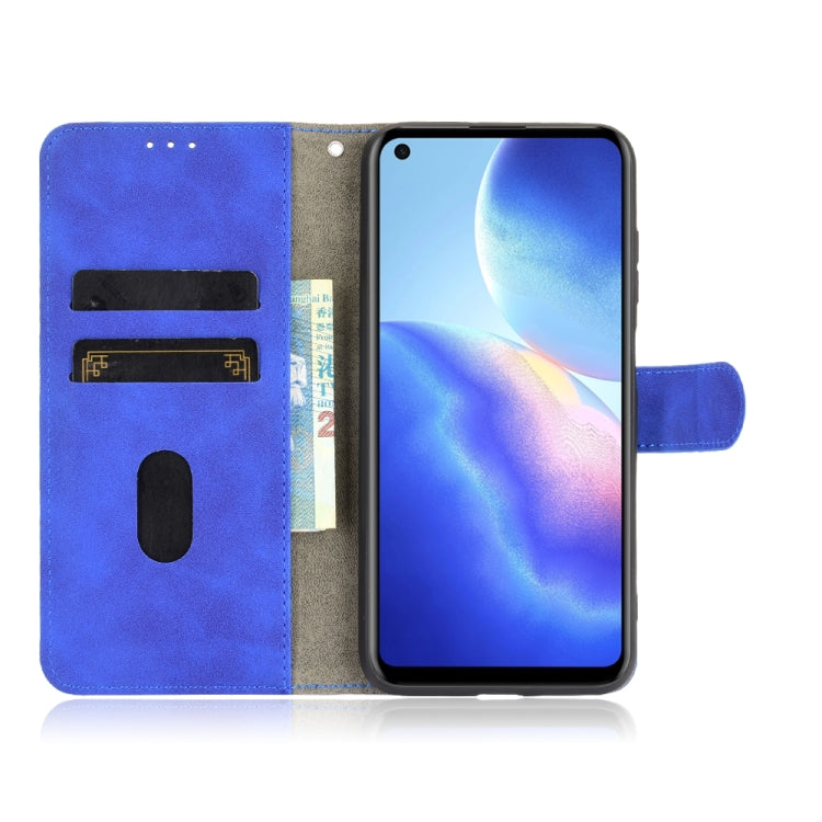 For Blackview A90 Solid Color Skin Feel Magnetic Buckle Horizontal Flip Calf Texture PU Leather Case with Holder & Card Slots & Wallet(Blue) - More Brand by PMC TechLife | Online Shopping South Africa | PMC TechLife | Buy Now Pay Later Mobicred