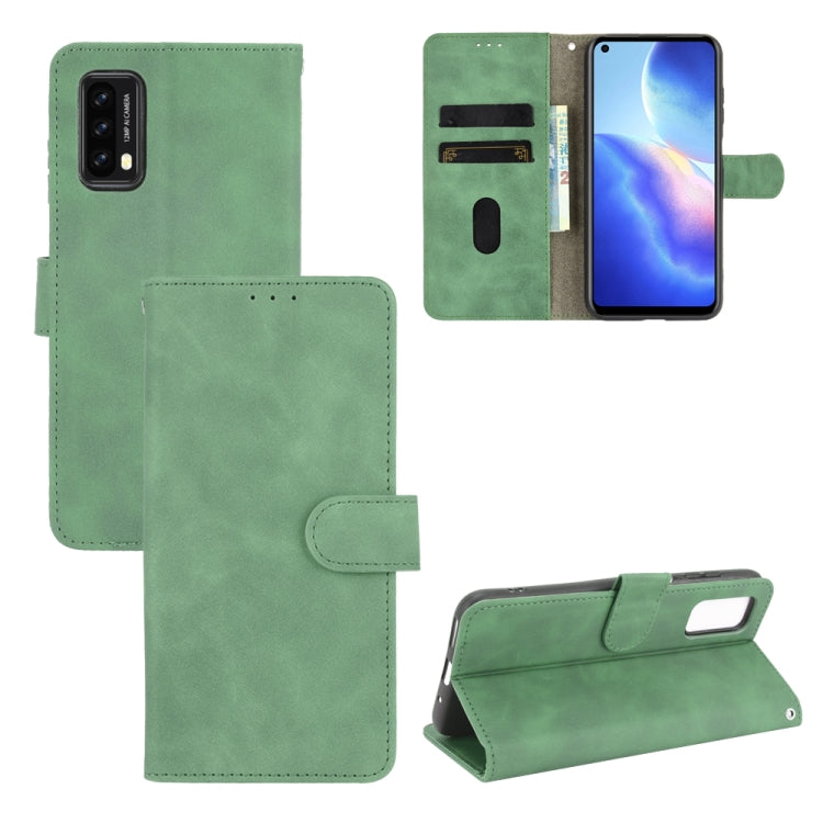 For Blackview A90 Solid Color Skin Feel Magnetic Buckle Horizontal Flip Calf Texture PU Leather Case with Holder & Card Slots & Wallet(Green) - More Brand by PMC TechLife | Online Shopping South Africa | PMC TechLife | Buy Now Pay Later Mobicred