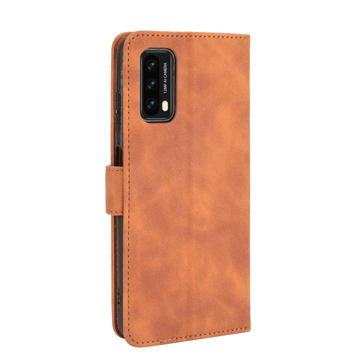 For Blackview A90 Solid Color Skin Feel Magnetic Buckle Horizontal Flip Calf Texture PU Leather Case with Holder & Card Slots & Wallet(Brown) - More Brand by PMC TechLife | Online Shopping South Africa | PMC TechLife
