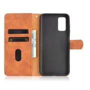 For Blackview A90 Solid Color Skin Feel Magnetic Buckle Horizontal Flip Calf Texture PU Leather Case with Holder & Card Slots & Wallet(Brown)