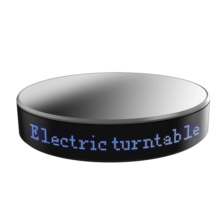 Intelligent APP Screen Display Electric Rotating Turntable Mirror Display Stand Live Broadcast Video Shooting Props Turntable(Blue Light) - free shipping - PMC Jewellery - Order now!