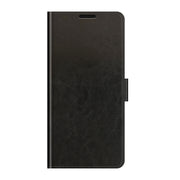 For TCL 20 Pro 5G R64 Texture Single Horizontal Flip Protective Case with Holder & Card Slots & Wallet& Photo Frame(Black)
