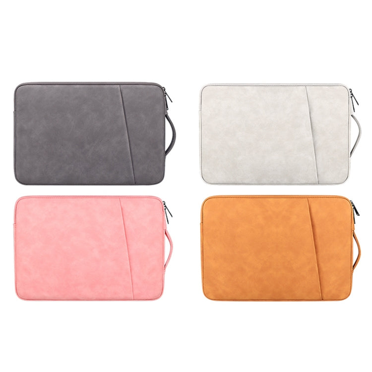 ND08 Sheepskin Notebook Iner Bag, Size:13.3 inch(Elegant Gray) - 13.3 inch by PMC Jewellery | Online Shopping South Africa | PMC Jewellery | Buy Now Pay Later Mobicred