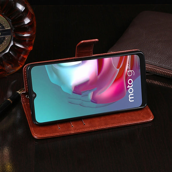 For Lenovo K13 Note idewei Crazy Horse Texture Horizontal Flip Leather Case with Holder & Card Slots & Wallet(Blue)