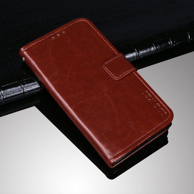 For Lenovo K13 Note idewei Crazy Horse Texture Horizontal Flip Leather Case with Holder & Card Slots & Wallet(Brown) - Lenovo by idewei | Online Shopping South Africa | PMC TechLife | Buy Now Pay Later Mobicred