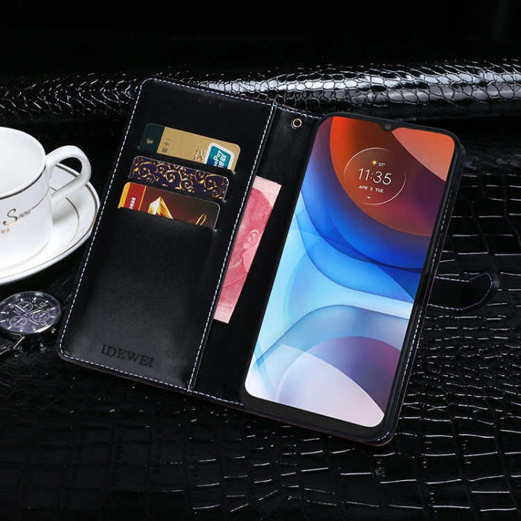 For Lenovo K13 idewei Crocodile Texture Horizontal Flip Leather Case with Holder & Card Slots & Wallet(Black) - free shipping - PMC Jewellery - Order now!