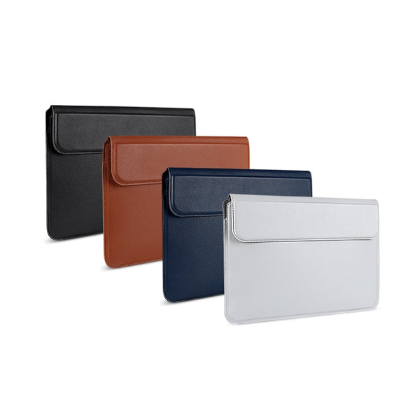 PU08 Multifunctional Notebook PU Liner Bag, Size:14.1-15.4 inch(Cowhide Yellow)