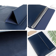 PU08 Multifunctional Notebook PU Liner Bag, Size:14.1-15.4 inch(Royal Blue)