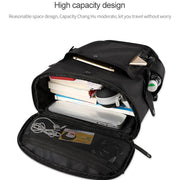 SJ02 13-15.6 inch Universal Large-capacity Laptop Backpack with USB Charging Port(Apricot)
