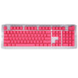HXSJ P9 104 Keys PBT Color Mechanical Keyboard Keycaps(Rose Red) - free shipping - PMC Jewellery - Order now!