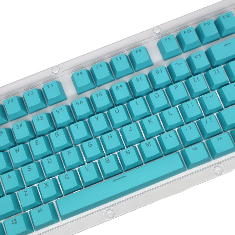HXSJ P9 104 Keys PBT Color Mechanical Keyboard Keycaps(Lake Blue) - free shipping - PMC Jewellery - Order now!