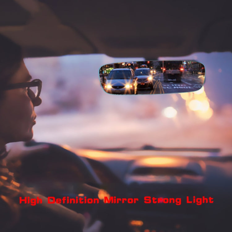 3R-335 Planemirror 270mm Car Rearview Retrofit Frameless Clear Large Mirror(White) - Interior Mirrors by 3R | Online Shopping South Africa | PMC TechLife | Buy Now Pay Later Mobicred