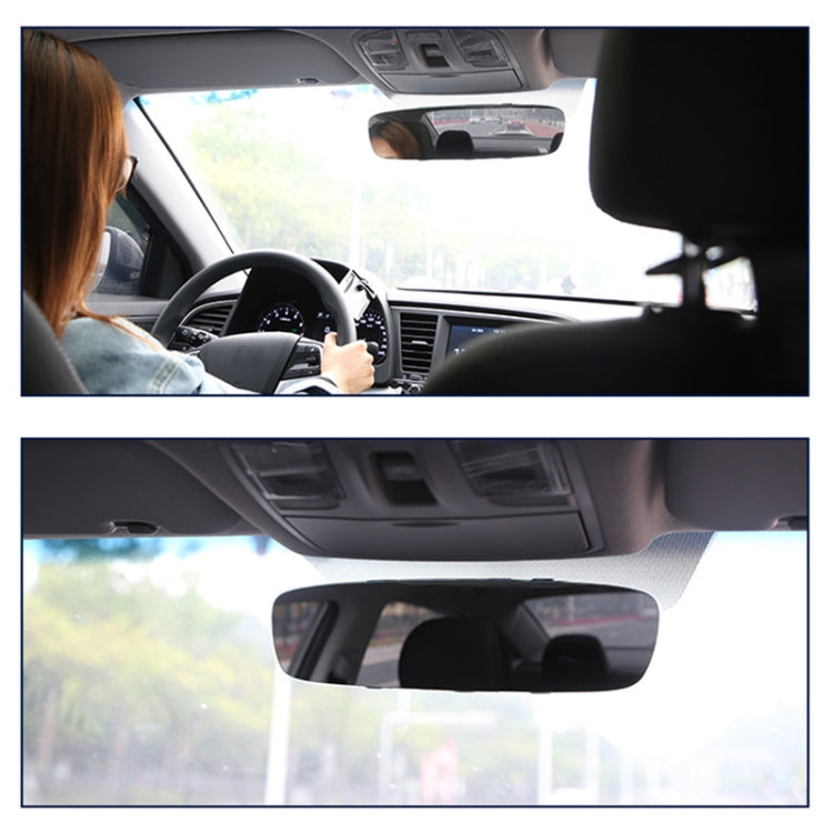 3R-339 Curved Mirror 300mm Car Rearview Retrofit Frameless Clear Large Mirror(White) - Interior Mirrors by 3R | Online Shopping South Africa | PMC TechLife | Buy Now Pay Later Mobicred