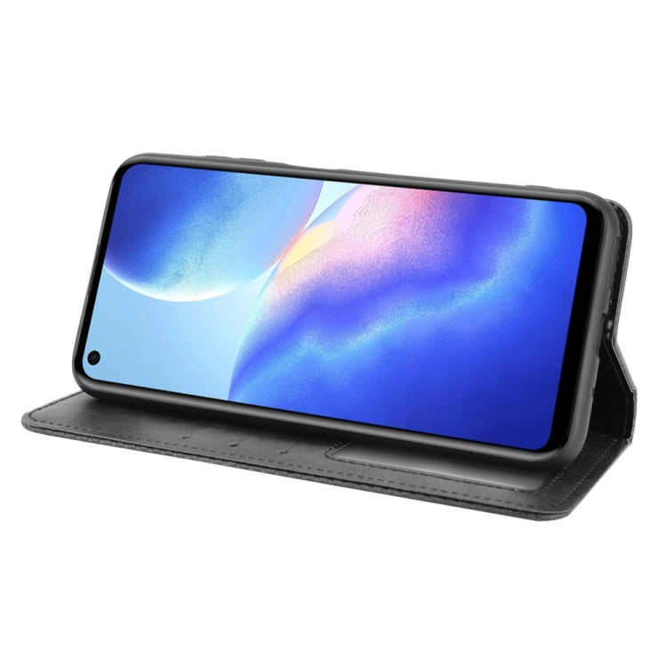 For Blackview A90 Magnetic Buckle Retro Crazy Horse Texture Horizontal Flip Leather Case with Holder & Card Slots & Photo Frame(Black) - More Brand by PMC TechLife | Online Shopping South Africa | PMC TechLife | Buy Now Pay Later Mobicred