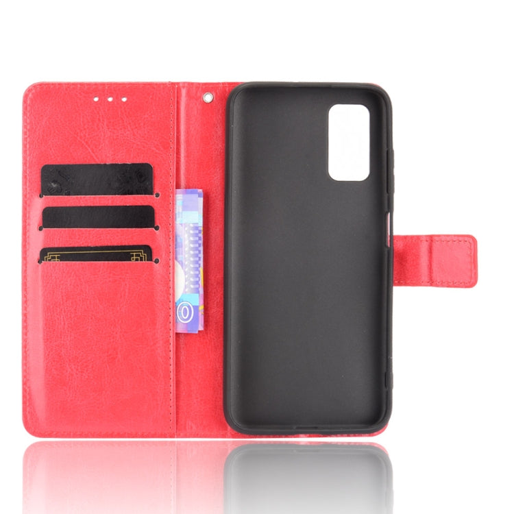 For Blackview A90 Crazy Horse Texture Horizontal Flip Leather Case with Holder & Card Slots & Lanyard(Red) - More Brand by PMC TechLife | Online Shopping South Africa | PMC TechLife | Buy Now Pay Later Mobicred