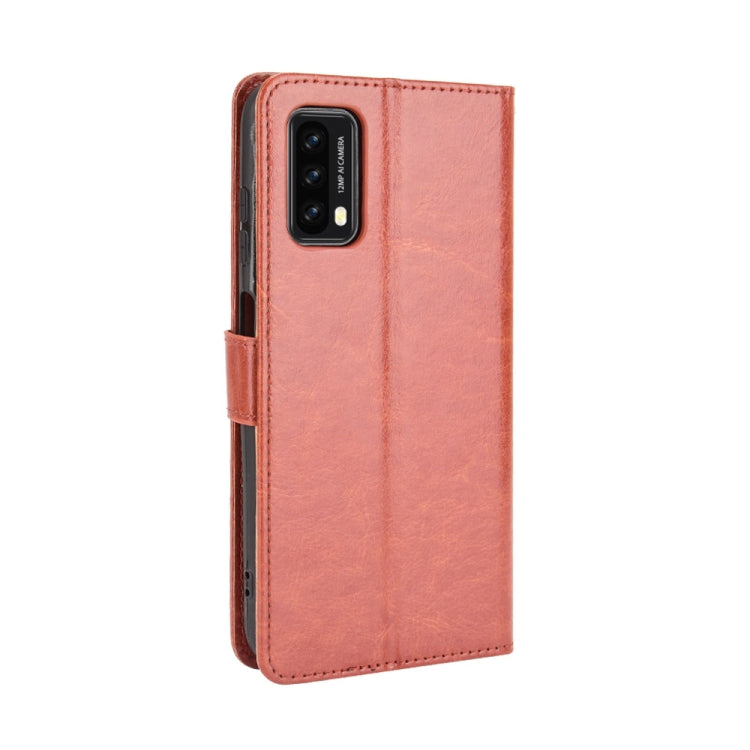 For Blackview A90 Crazy Horse Texture Horizontal Flip Leather Case with Holder & Card Slots & Lanyard(Brown) - More Brand by PMC TechLife | Online Shopping South Africa | PMC TechLife