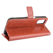 For Blackview A90 Crazy Horse Texture Horizontal Flip Leather Case with Holder & Card Slots & Lanyard(Brown)