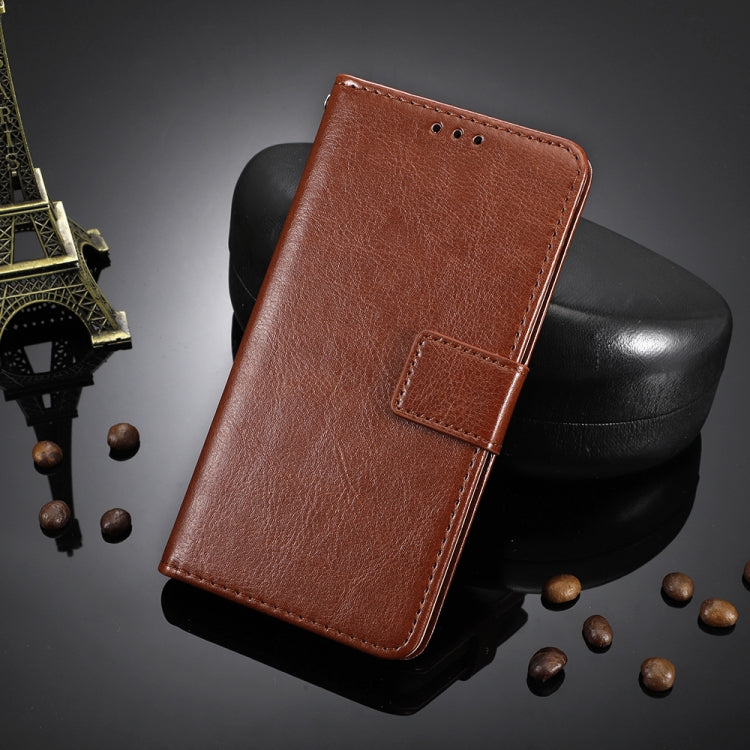 For Blackview A90 Crazy Horse Texture Horizontal Flip Leather Case with Holder & Card Slots & Lanyard(Brown)