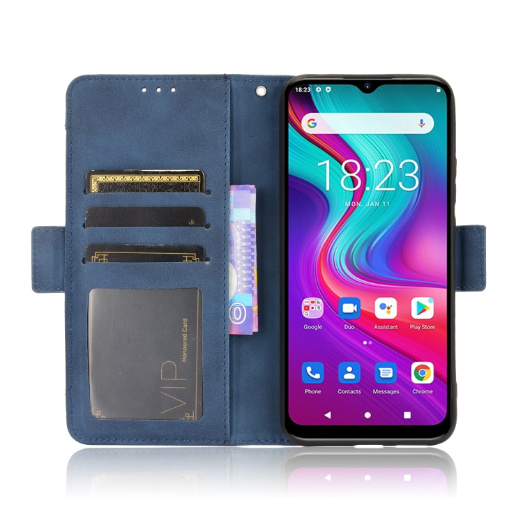 For Doogee X96 Pro Skin Feel Calf Pattern Horizontal Flip Leather Case with Holder & Card Slots & Photo Frame(Blue) - More Brand by PMC TechLife | Online Shopping South Africa | PMC TechLife | Buy Now Pay Later Mobicred