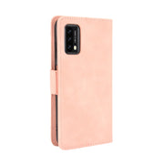 For Blackview A90 Skin Feel Calf Pattern Horizontal Flip Leather Case with Holder & Card Slots & Photo Frame(Pink)