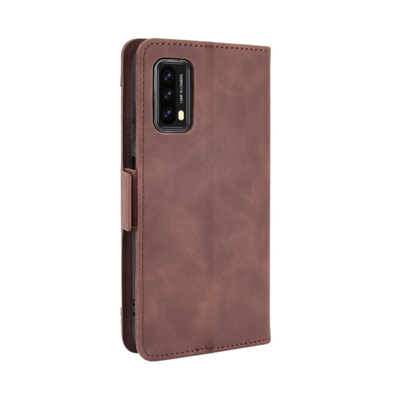 For Blackview A90 Skin Feel Calf Pattern Horizontal Flip Leather Case with Holder & Card Slots & Photo Frame(Brown)