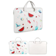 ST01KT Lightweight PU Printed Laptop Bag, Size:13.3 inch(Watermelon)